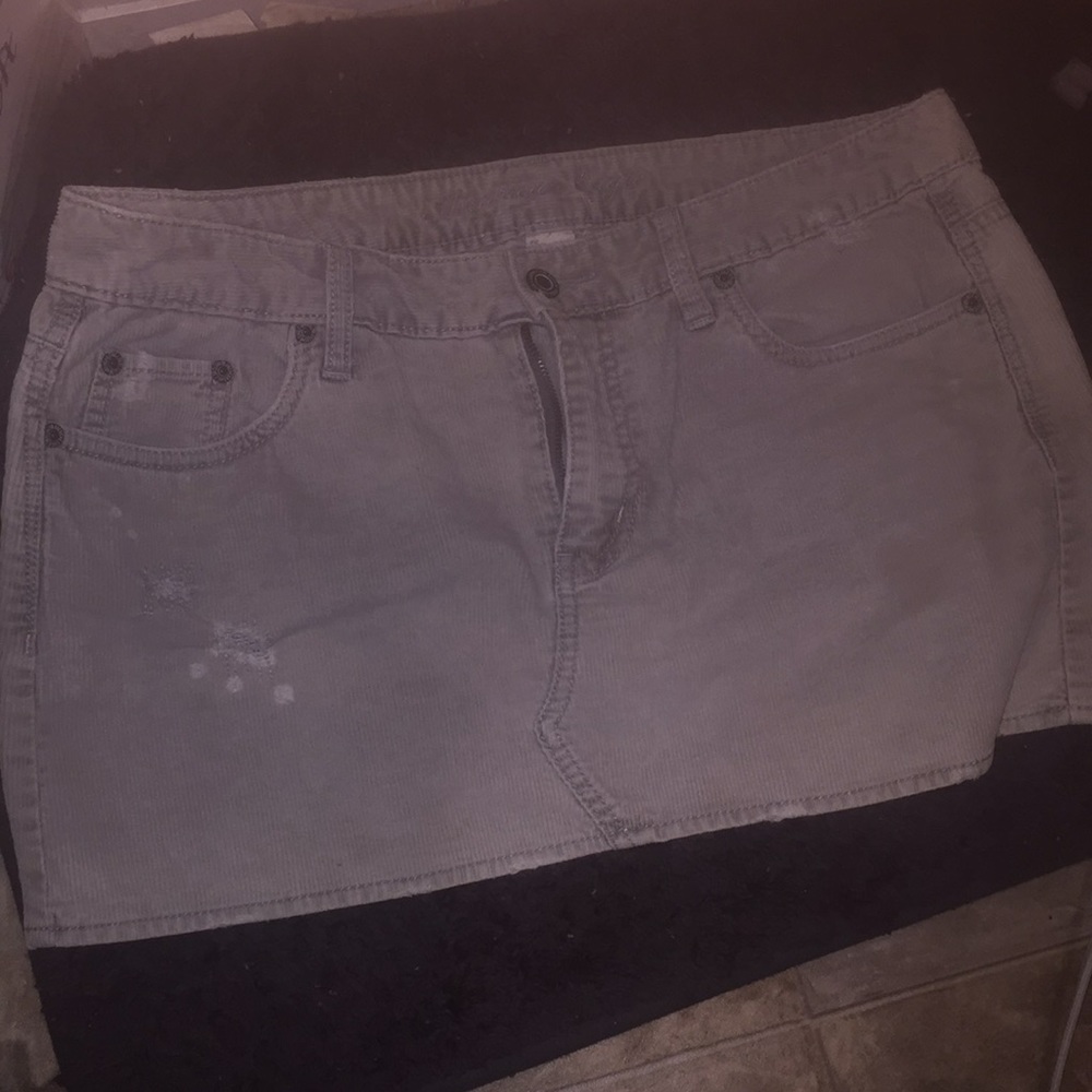 American eagle courderoy mini skirt